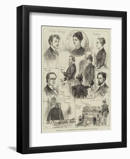 Assassination of the Late Emperor of Russia, the Condemned Prisoners-Charles Robinson-Framed Giclee Print