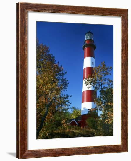 Assateague Lighthouse, Assateague Island, Virginia, USA-Charles Gurche-Framed Photographic Print