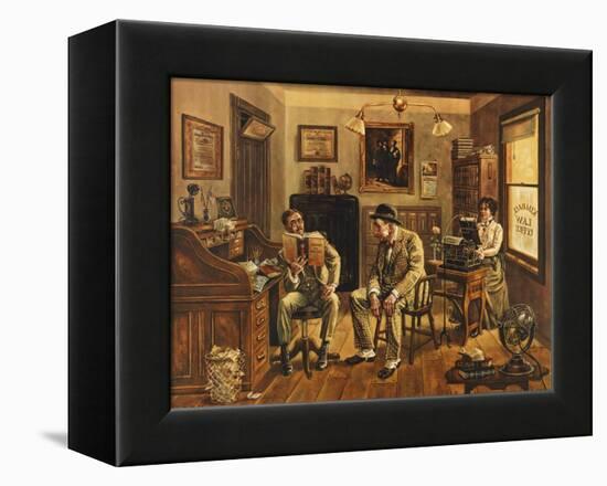 Assault and Battery-Lee Dubin-Framed Premier Image Canvas