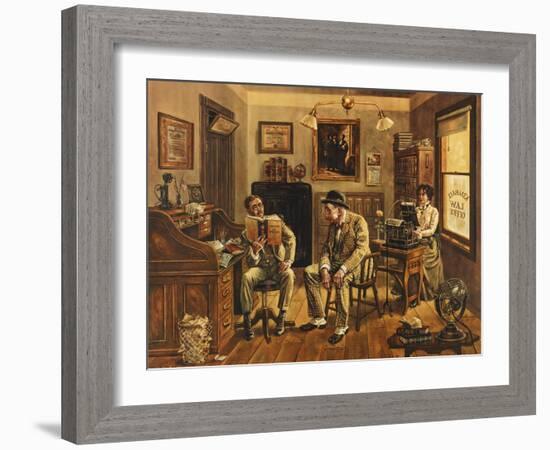 Assault and Battery-Lee Dubin-Framed Giclee Print