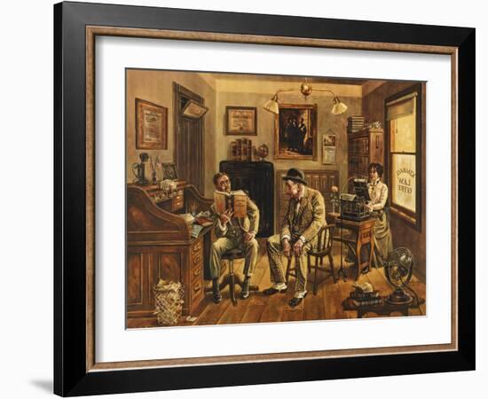 Assault and Battery-Lee Dubin-Framed Giclee Print