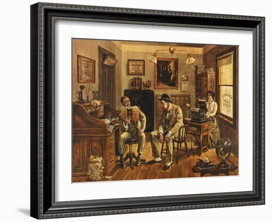 Assault and Battery-Lee Dubin-Framed Giclee Print