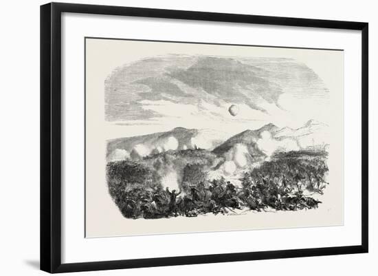 Assault of the Kars, the Crimean War, 1855-null-Framed Giclee Print