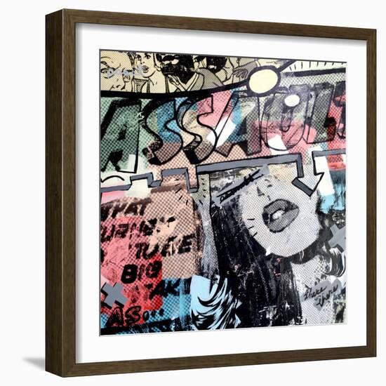 Assault-Dan Monteavaro-Framed Giclee Print