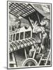 Assembling Parts, 1917 (Litho)-Christopher Richard Wynne Nevinson-Mounted Giclee Print