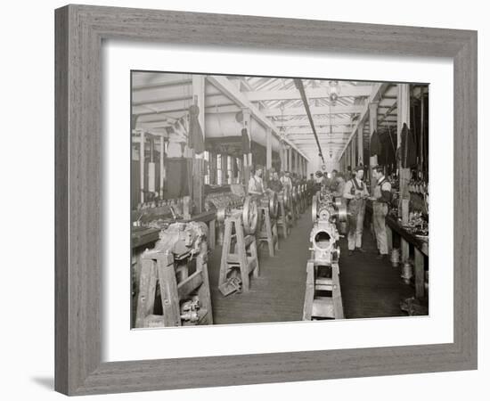 Assembling Room, Leland Faulconer Manufacturing Co., Detroit, Mich.-null-Framed Photo