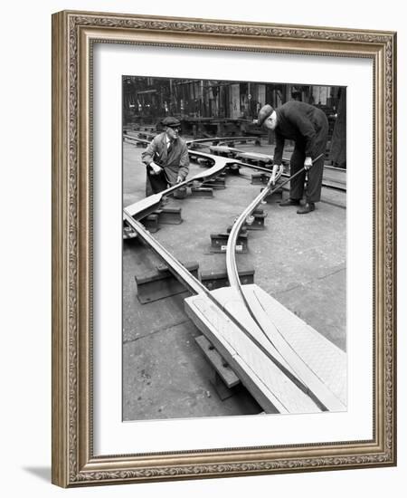 Assembling Trackwork in an Ici Factory, Sheffield, South Yorkshire, 1963-Michael Walters-Framed Photographic Print