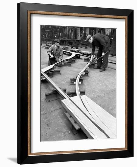 Assembling Trackwork in an Ici Factory, Sheffield, South Yorkshire, 1963-Michael Walters-Framed Photographic Print