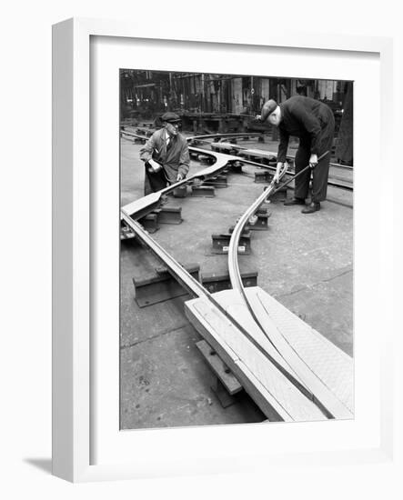 Assembling Trackwork in an Ici Factory, Sheffield, South Yorkshire, 1963-Michael Walters-Framed Photographic Print