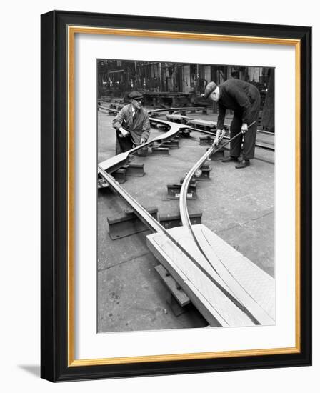 Assembling Trackwork in an Ici Factory, Sheffield, South Yorkshire, 1963-Michael Walters-Framed Photographic Print