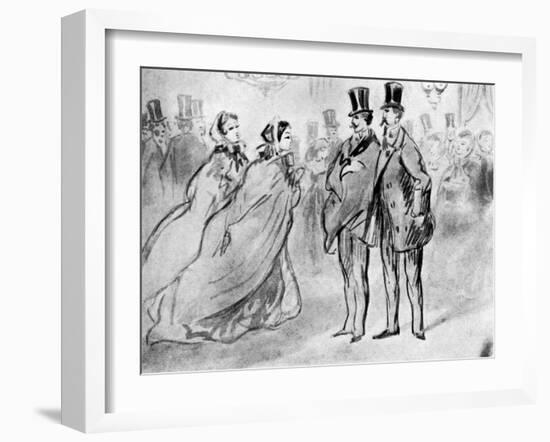 Assembly, 19th Century-Constantin Guys-Framed Giclee Print