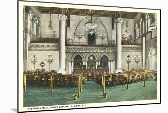 Assembly Hall, Albany-null-Mounted Art Print