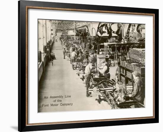 Assembly Line at the Rouge Plant-null-Framed Photographic Print