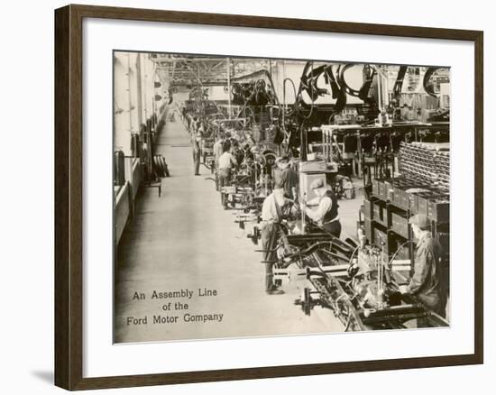 Assembly Line at the Rouge Plant-null-Framed Photographic Print