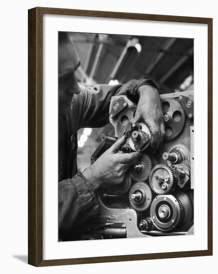 Assembly of a Multi-Cogged Machine-Heinz Zinram-Framed Photographic Print