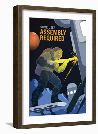 Assembly Required-NASA-Framed Art Print