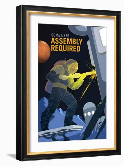 Assembly Required-NASA-Framed Art Print