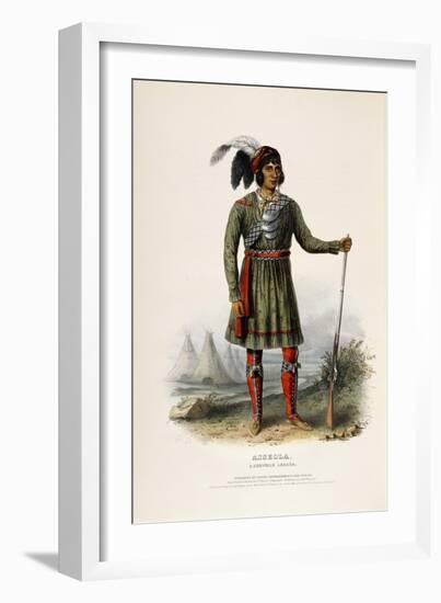 Asseola, a Seminole Leader, 1844-Charles Bird King-Framed Giclee Print