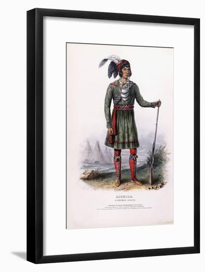 Asseola, a Seminole Leader, C.1837-1844-Charles Bird King-Framed Premium Giclee Print