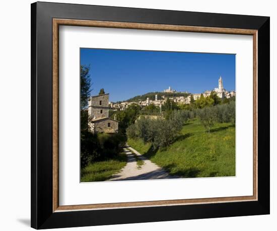 Assisi, UNESCO World Heritage Site, Umbria, Italy, Europe-Charles Bowman-Framed Photographic Print