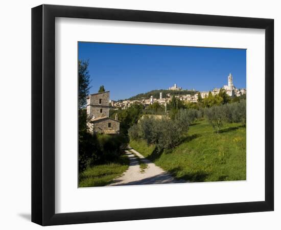 Assisi, UNESCO World Heritage Site, Umbria, Italy, Europe-Charles Bowman-Framed Photographic Print