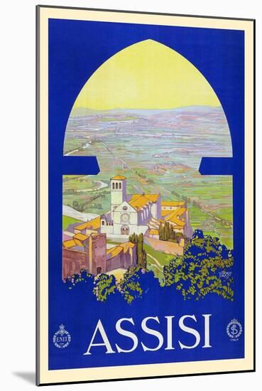 Assisi-Vittorio Grassi-Mounted Art Print