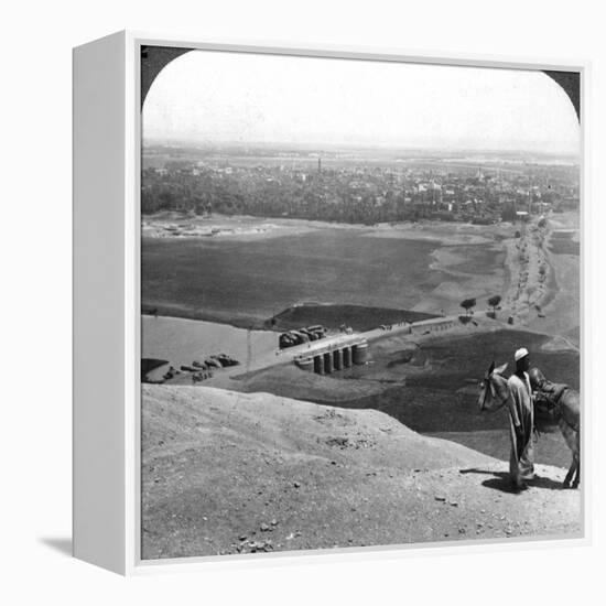 Assiut, the Largest City of Upper Egypt, 1905-Underwood & Underwood-Framed Premier Image Canvas