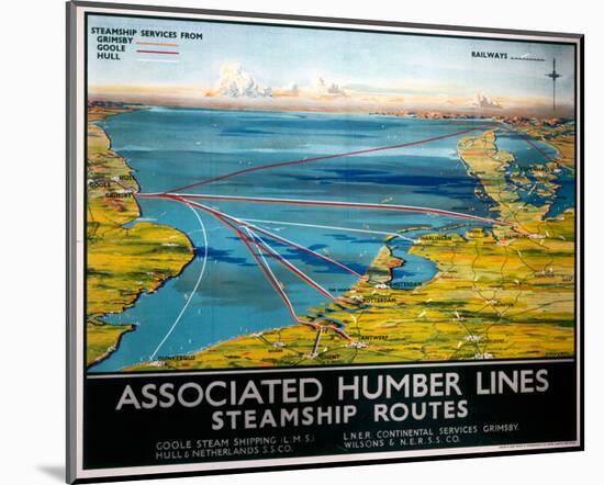 Associated Humber Lines-null-Mounted Art Print