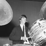 Ringo Starr Playing the Drums-Associated Newspapers-Photo
