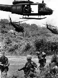 Helicopters Drop Troops-Associated Press-Photographic Print