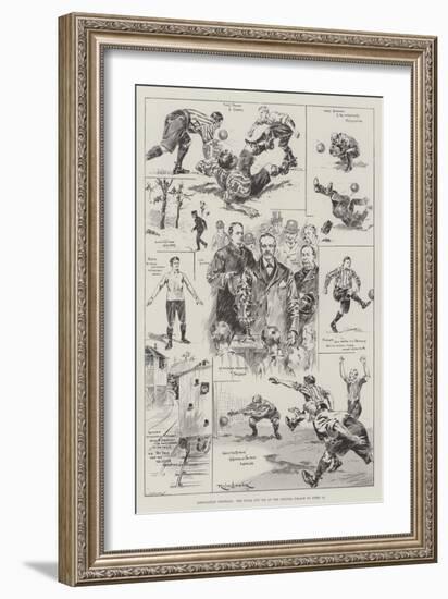 Association Football, the Final Cup Tie at the Crystal Palace on 15 April-Ralph Cleaver-Framed Giclee Print