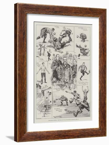 Association Football, the Final Cup Tie at the Crystal Palace on 15 April-Ralph Cleaver-Framed Giclee Print