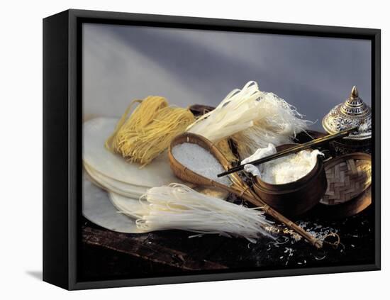 Assorted Asian Noodles and Rice-Susie M^ Eising-Framed Premier Image Canvas