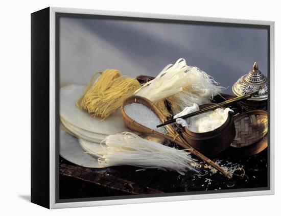 Assorted Asian Noodles and Rice-Susie M^ Eising-Framed Premier Image Canvas