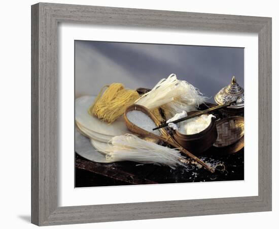 Assorted Asian Noodles and Rice-Susie M^ Eising-Framed Photographic Print