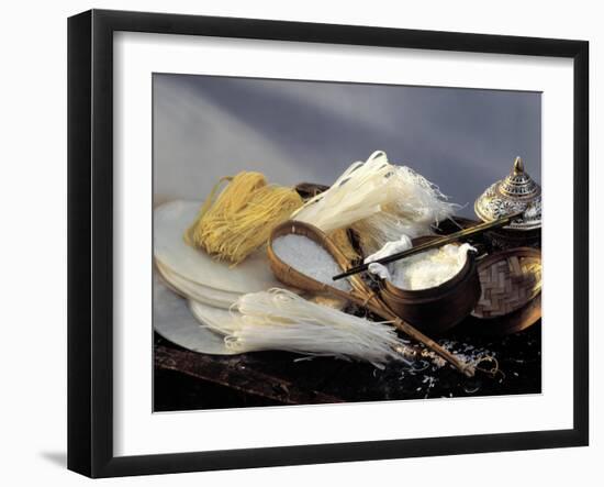 Assorted Asian Noodles and Rice-Susie M^ Eising-Framed Photographic Print