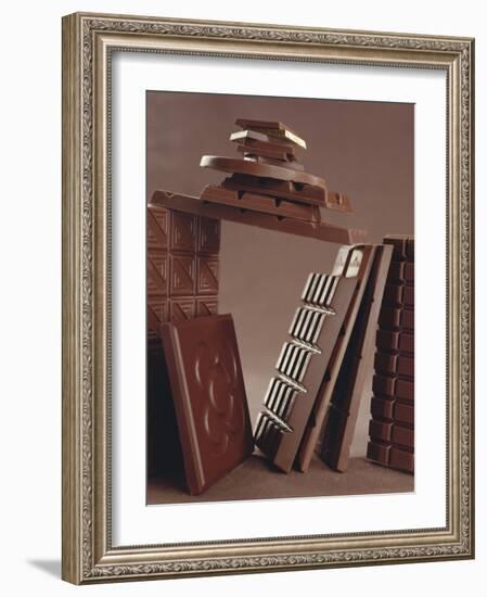 Assorted Chocolate Bars-Luzia Ellert-Framed Photographic Print