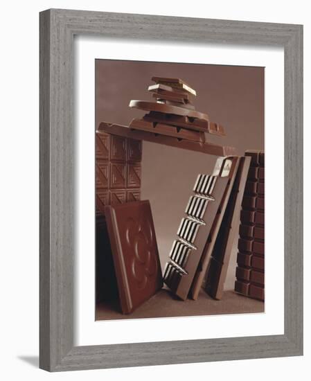 Assorted Chocolate Bars-Luzia Ellert-Framed Photographic Print