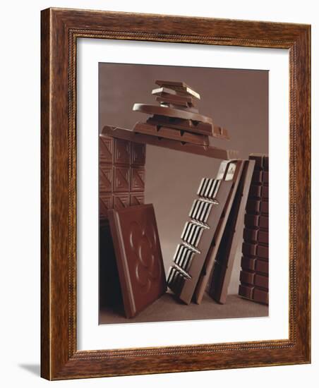 Assorted Chocolate Bars-Luzia Ellert-Framed Photographic Print