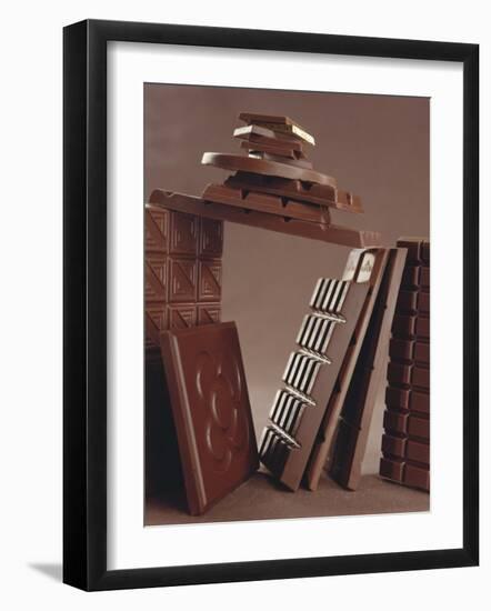 Assorted Chocolate Bars-Luzia Ellert-Framed Photographic Print