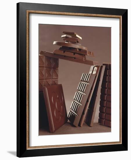 Assorted Chocolate Bars-Luzia Ellert-Framed Photographic Print