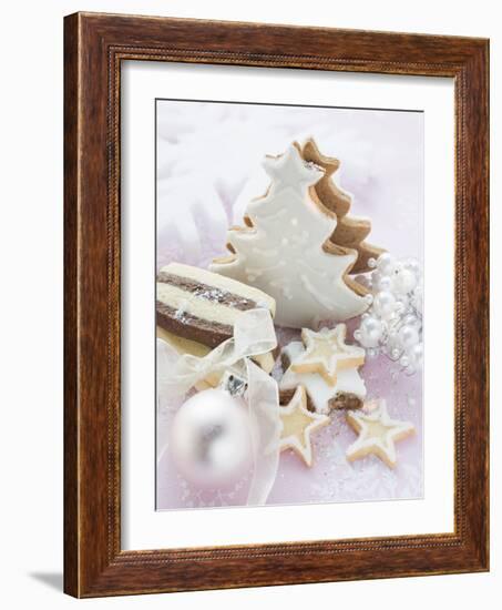 Assorted Christmas Biscuits-null-Framed Photographic Print