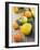 Assorted Citrus Fruit on Wooden Background-null-Framed Photographic Print