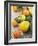 Assorted Citrus Fruit on Wooden Background-null-Framed Photographic Print