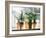 Assorted Herbs Growing in Clay Pots; Window Sill-Eising Studio - Food Photo and Video-Framed Photographic Print