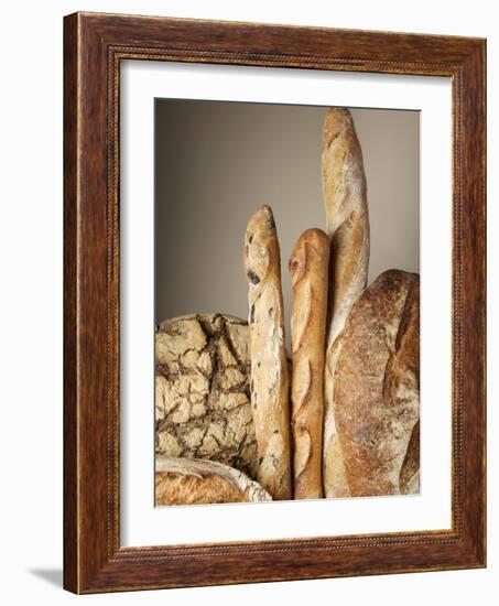 Assorted Loaves of Bread and Baguettes-Joerg Lehmann-Framed Photographic Print