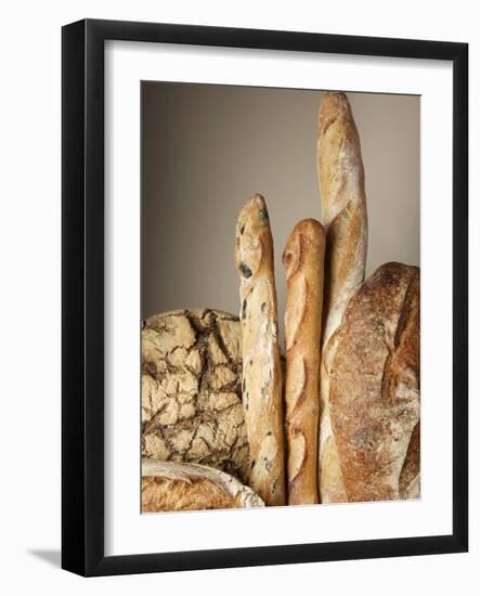 Assorted Loaves of Bread and Baguettes-Joerg Lehmann-Framed Photographic Print