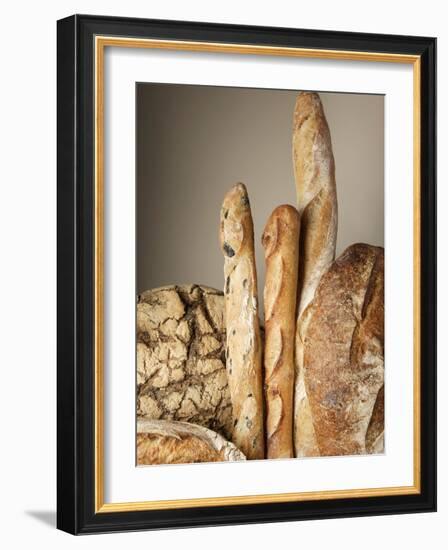 Assorted Loaves of Bread and Baguettes-Joerg Lehmann-Framed Photographic Print