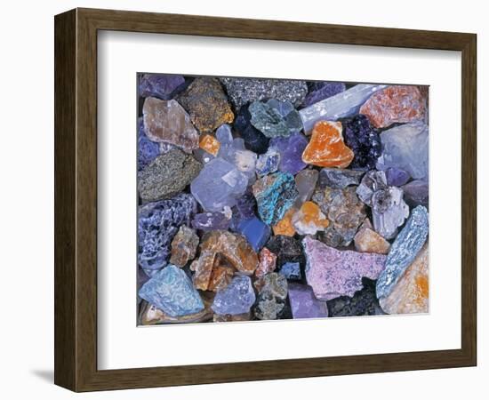 Assorted Minerals of the World-Walter Geiersperger-Framed Photographic Print