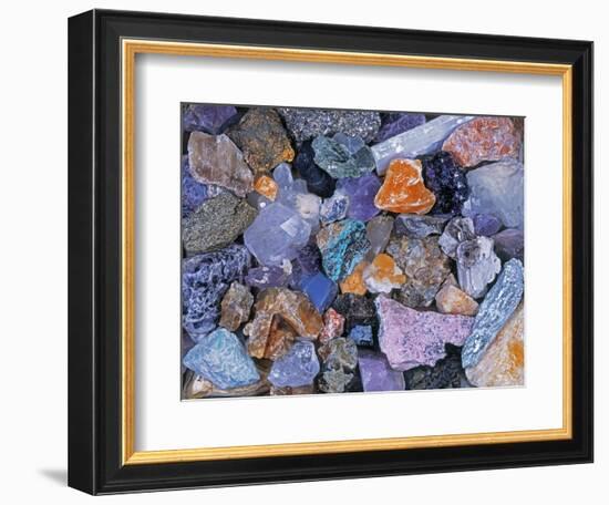Assorted Minerals of the World-Walter Geiersperger-Framed Photographic Print